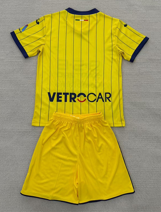 2025-2026 40th Anniversary Version Hellas Verona FC Yellow Thailand Soccer Uniform-AY