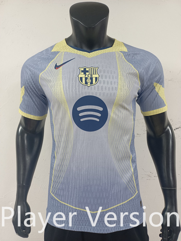 Player Version 2025-2026 Special Version Barcelona Blue Thailand Soccer Jersey AAA-0871