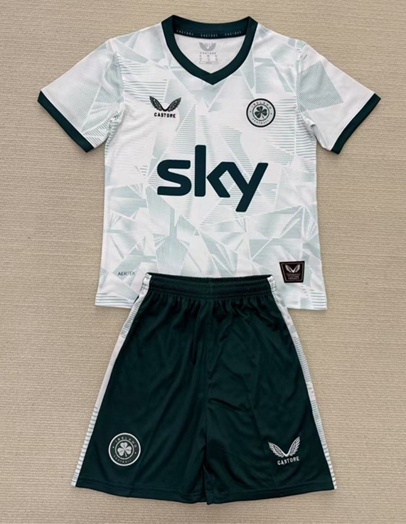 2025-2026 Ireland Away White Soccer Uniform-AY