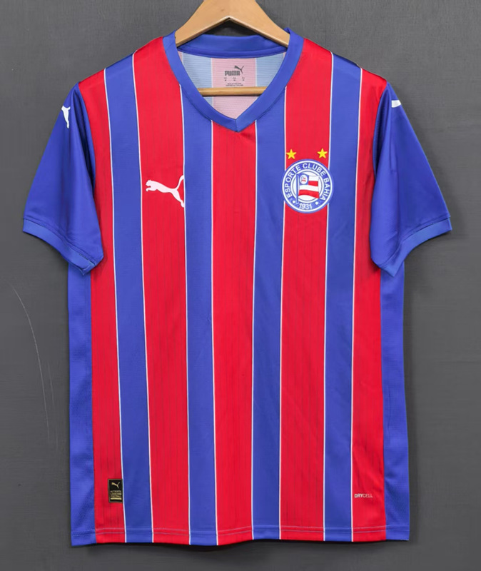2025-2026 Bahia Away Blue&Red Thailand Soccer Jersey AAA-3079