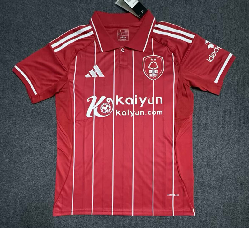 (S-4XL) 2025-2026 Nottingham Forest Home Red Thailand Soccer jersey AAA-2483