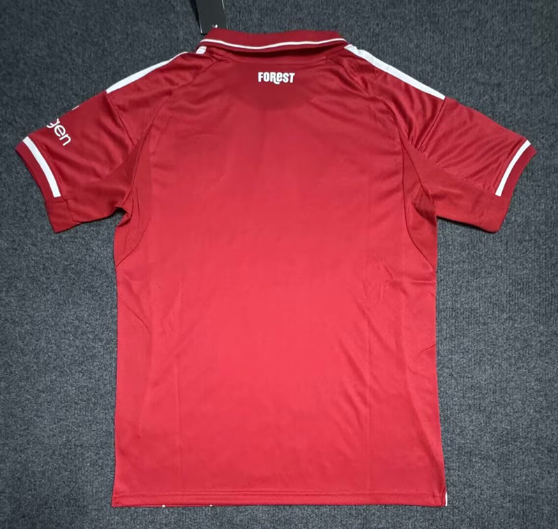 (S-4XL) 2025-2026 Nottingham Forest Home Red Thailand Soccer jersey AAA-2483