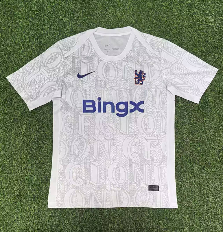 2025-2026 Chelsea White Thailand Training Soccer Jersey AAA-416