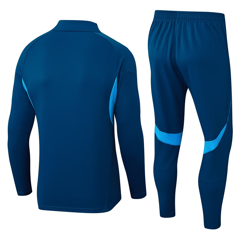 2506 Adidas Dark Blue Thailand Soccer Tracksuit-411