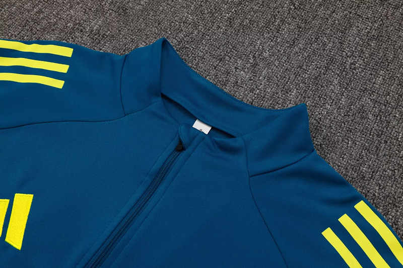 2506 Adidas Dark Blue Thailand Soccer Tracksuit-411