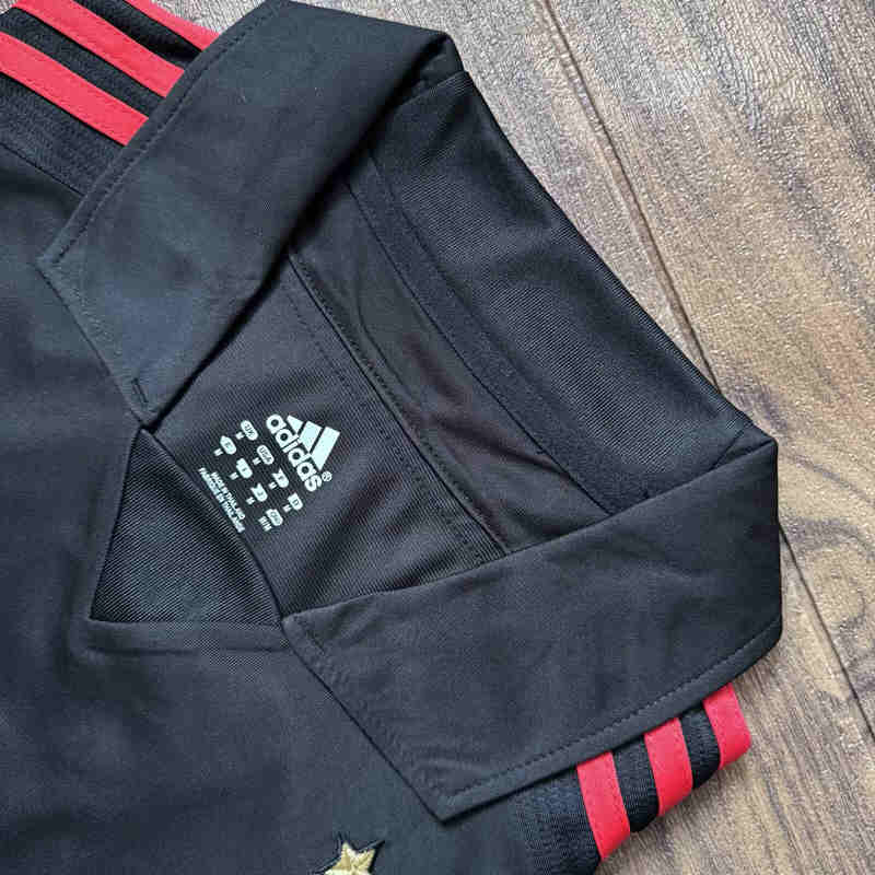 Retro Version 2011-2012 AC Milan Away Black LS Thailand Soccer Jersey AAA-6157