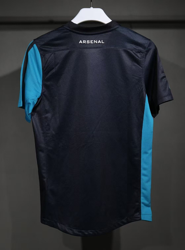 Retro Version 2011-2012 Arsenal Away Blue Thailand Soccer Jersey AAA-4563