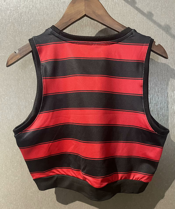 2025-2026 Flamengo Home Red&Black Women Thailand Soccer Yoga Vest Jersey AAA-7411