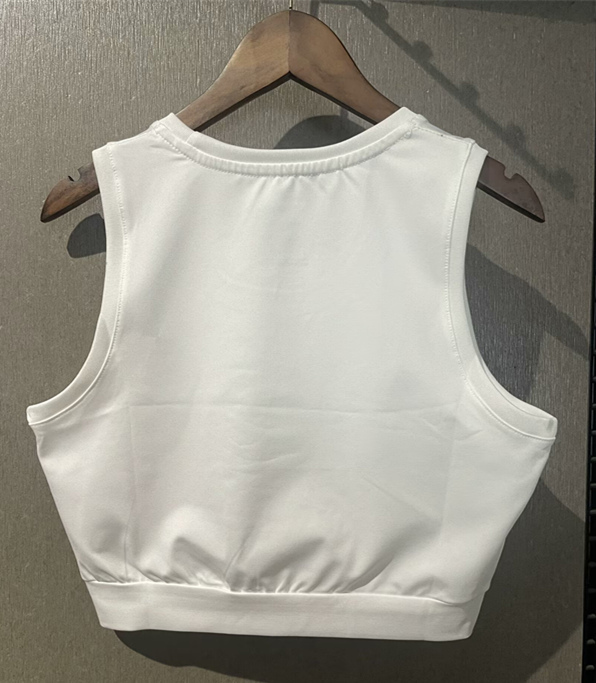 2025-2026 Real Madrid Home White Thailand Women Soccer Yoga Vest Jersey AAA-7411