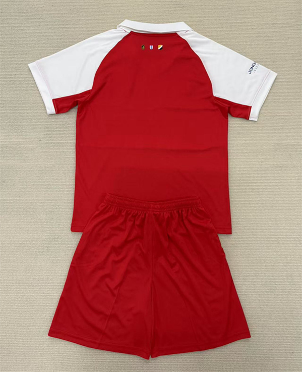 2025-2026 FC Utrecht 4th Away Red Kids/Youth Soccer Uniform-AY