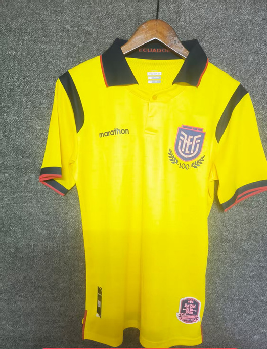 2025-2026 Ecuador Home Yellow Thailand Soccer Jersey AAA-709