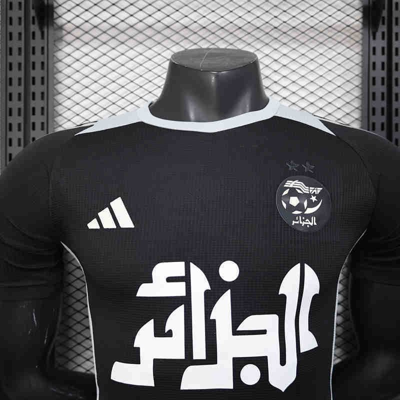 Player Version 2025-2026 Algeria Black Thailand Soccer Jersey AAA-888
