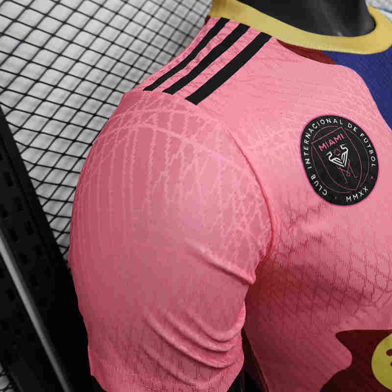 Player Version 2025-2026 Special Version Barcelona Pink&Blue Soccer Jersey-888