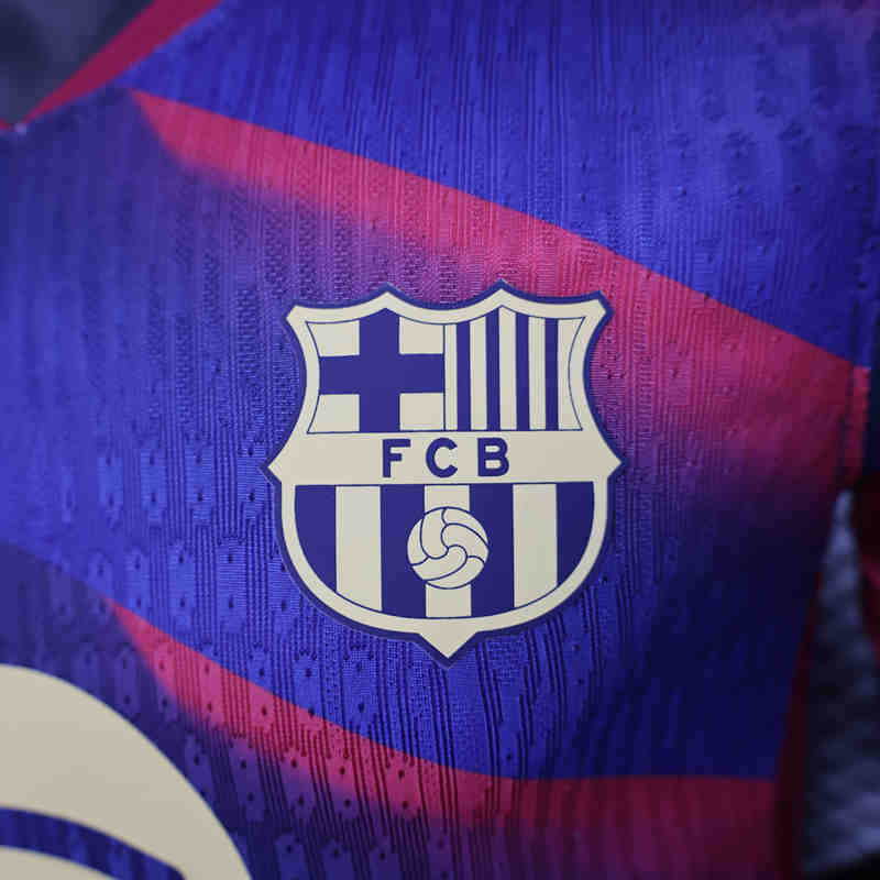 Player Version 2025-2026 Special Edition Barcelona Pink&Blue Soccer Jersey-888