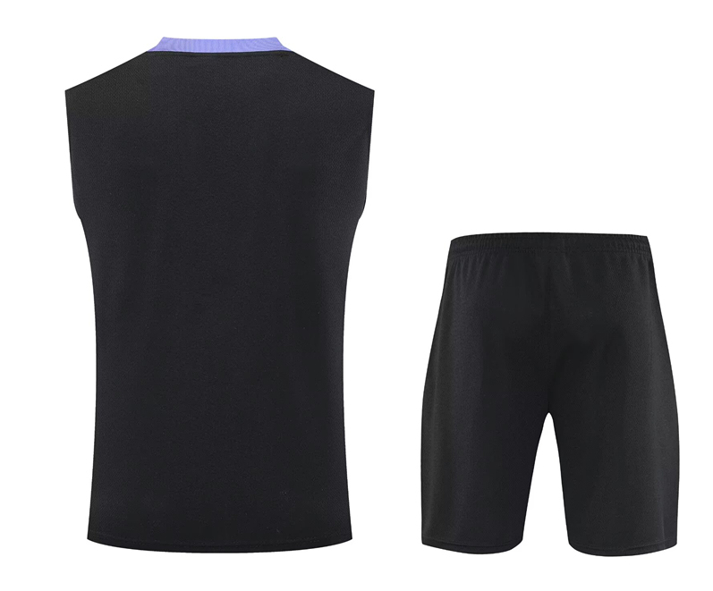 2025-2026 Barcelona Black Thailand Soccer Vest Uniform-418
