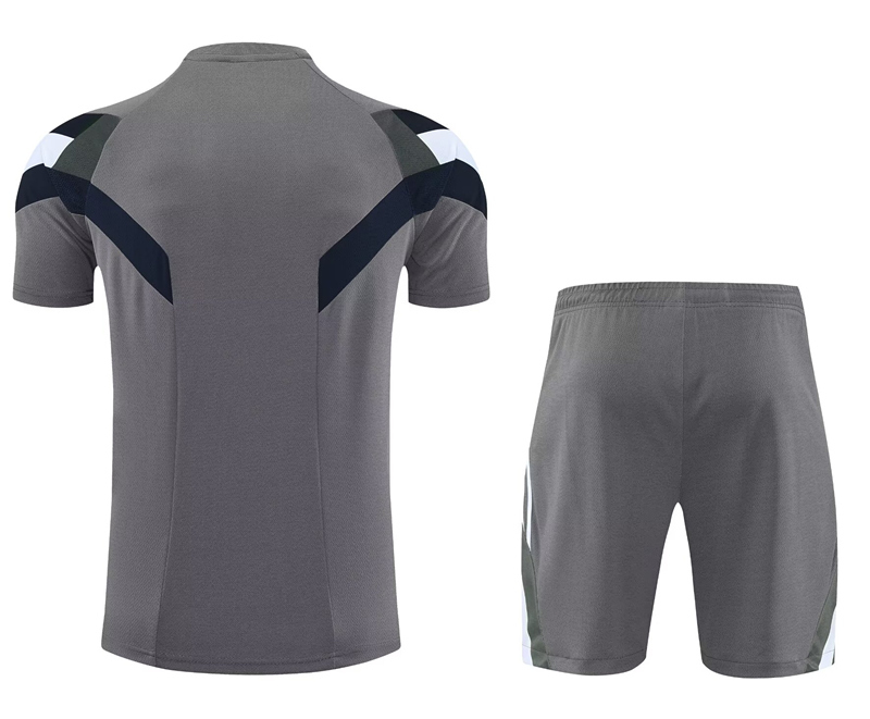 2025-2026 Real Madrid Grey Thailand Training Soccer Uniform-4627