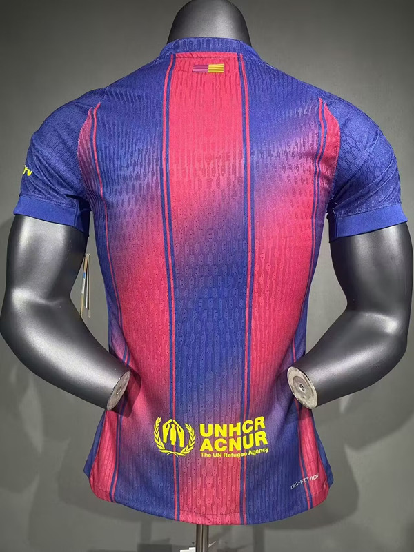 (S-3XL) Player Version 2025-2026 Barcelona Home Red&Blue Thailand Soccer Jersey AAA-5229