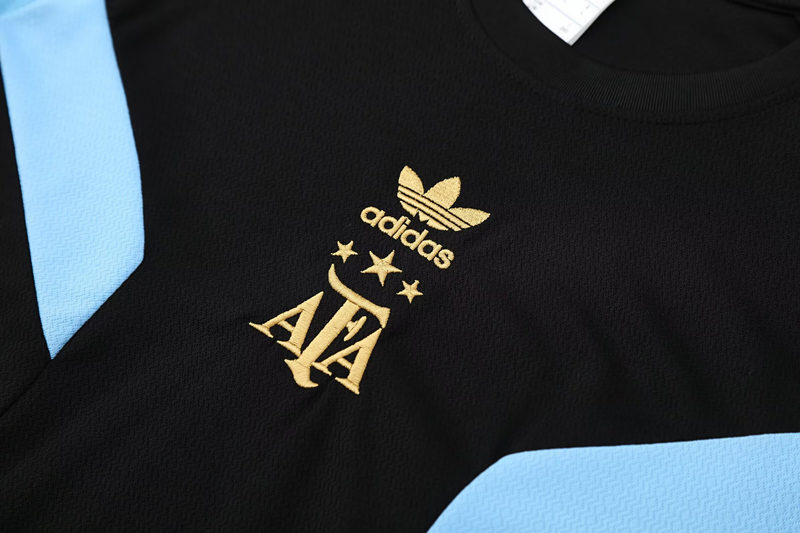 2025-2026 Argentina Black Thailand Training Soccer Uniform-4627