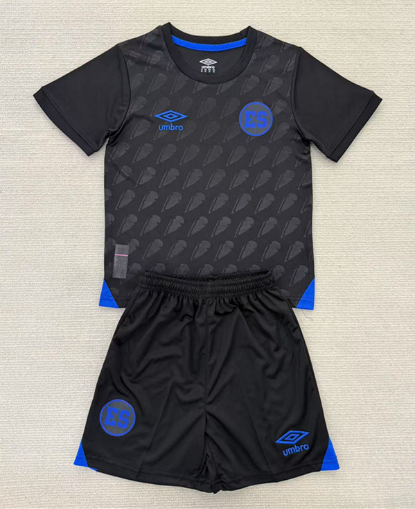 2025-2026 El Salvador 3rd Away Black Thailand Soccer Uniform-AY