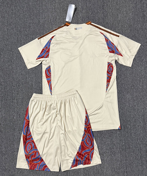 2025-2026 D.C. United Away Beige Kids/Youth Soccer Uniform-4247