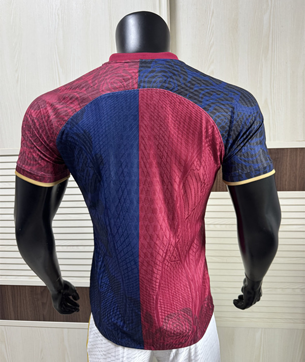 Player Version 2025-2026 Barcelona Red&Blue Thailand Soccer Jersey AAA-6253
