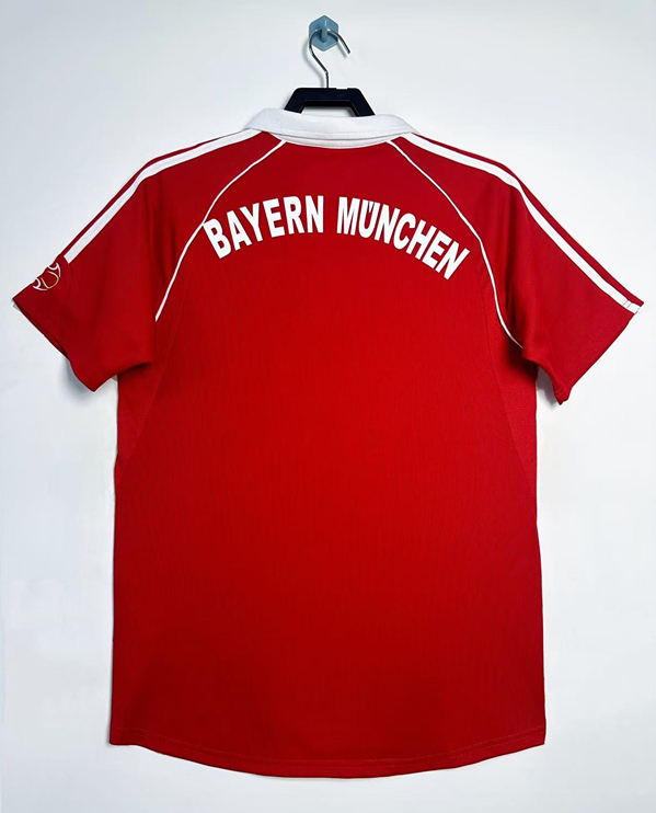 Retro Version 2006-2007 Bayern München Home Red Thailand Soccer Jersey AAA-811