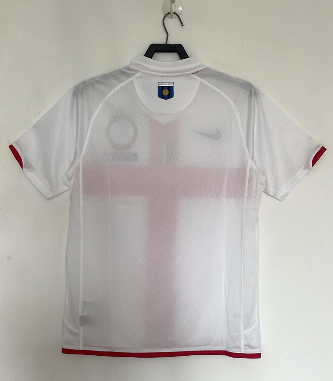 Retro Version 2007-2008 Inter Milan Away Red&White Thailand Soccer Jersey AAA-811