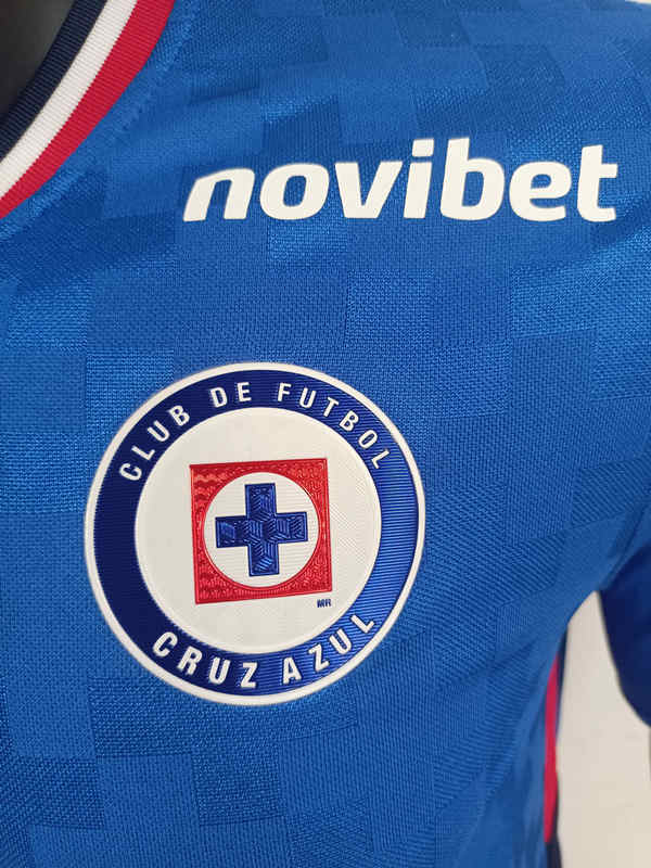 Player Version 2025-2026 Cruz Azul Fútbol Club Home Blue Thailand Soccer Jersey AAA-0871