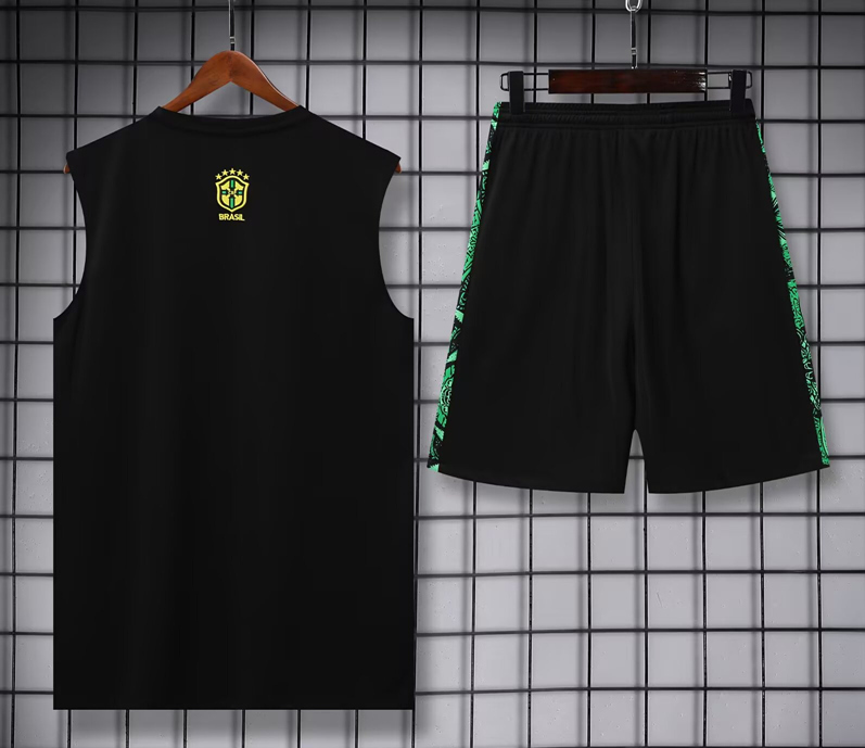 2025-2026 Brazil Green Thailand Training Soccer Vest Uniform-418