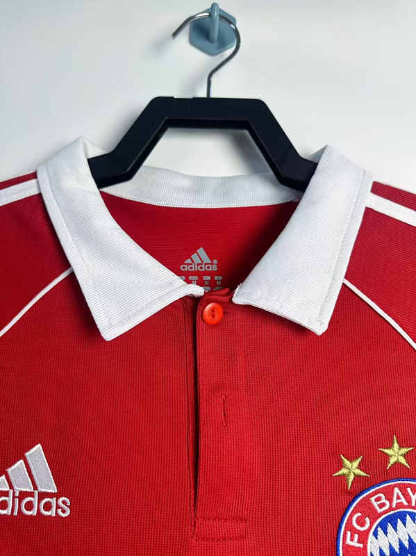 Retro Version 2006-2007 Bayern München Home Red Thailand Soccer Jersey AAA-811