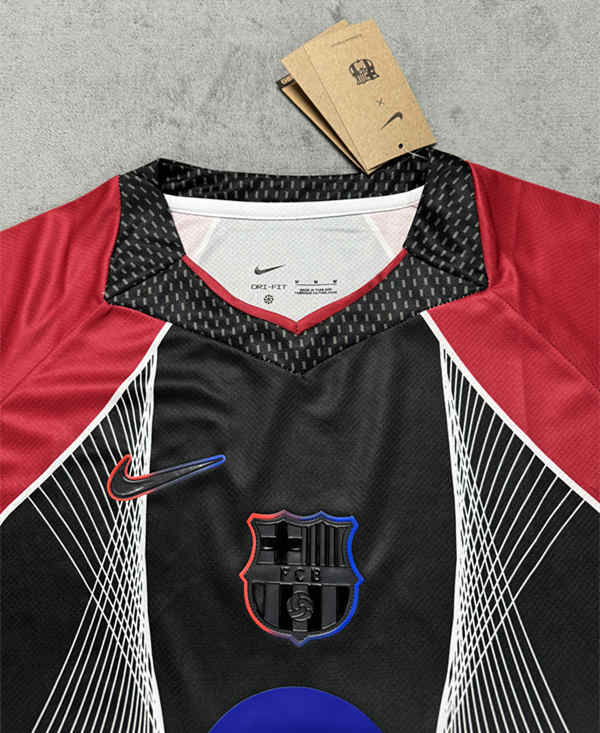 (S-4XL)2025-2026 Barcelona Red&Black Thailand Training Soccer Jersey-4506
