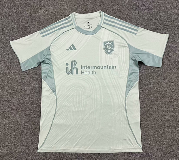 (S-4XL)2025-2026 Real Salt Lake Light Green Thailand Soccer Training Jersey AAA-512