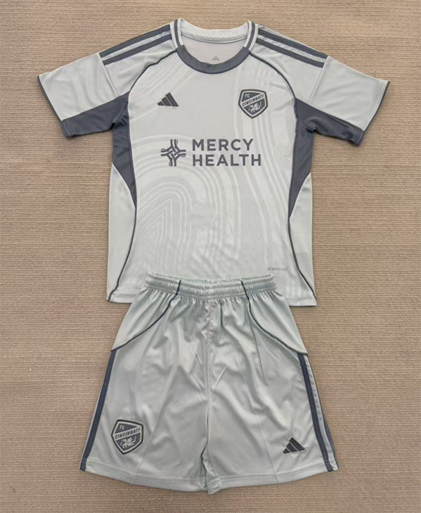 2025-2026 FC Cincinnati Gray Soccer Uniform-AY