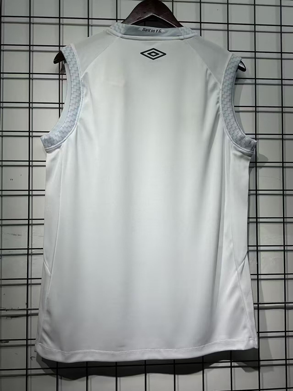 (S-4XL) 2025-2026 Santos FC Home White Thailand Soccer Vest-GB