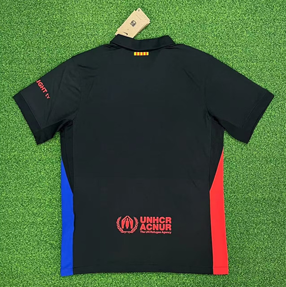 (S-4XL) 2025-2026 Music Version Barcelona Black Thailand Soccer Jersey AAA-403
