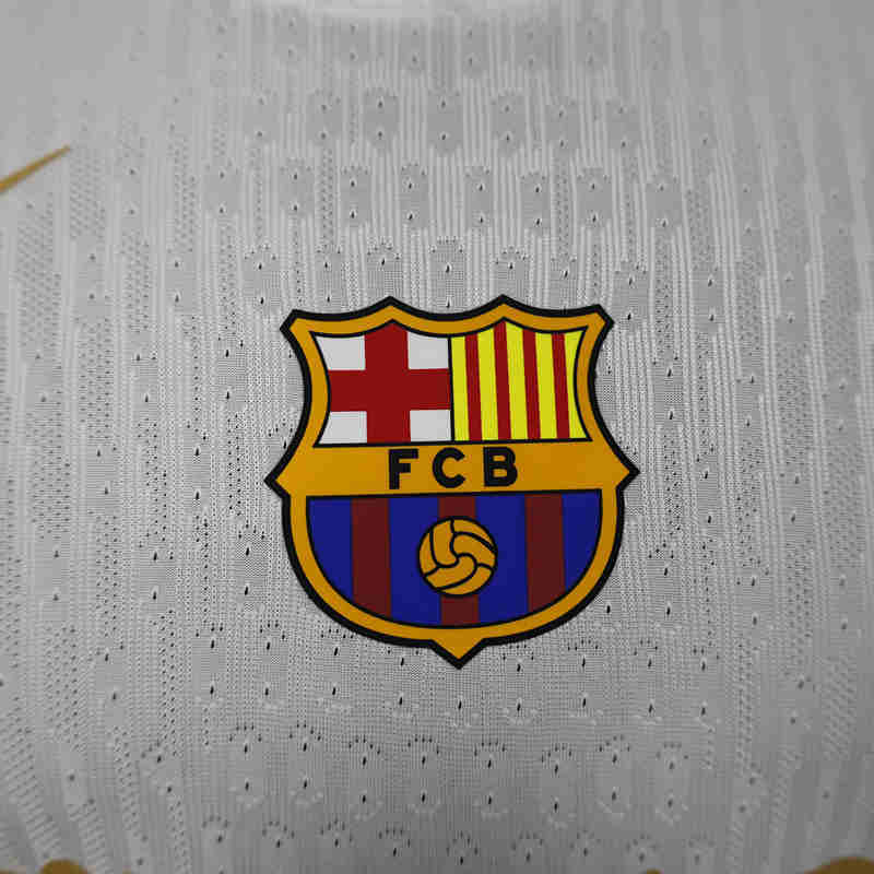 Player Version 2025-2026 Special Version Barcelona White Thailand Soccer Jersey AAA-888
