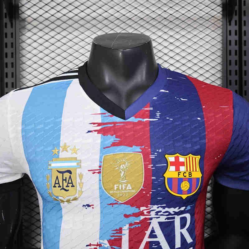 Player Version 2025-2026 Special Version Barcelona Red&Blue&White Thailand Soccer Jersey AAA-888