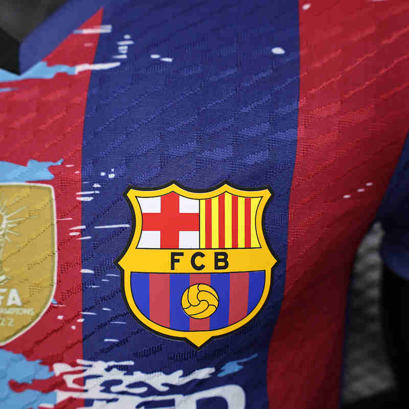 Player Version 2025-2026 Special Version Barcelona Red&Blue&White Thailand Soccer Jersey AAA-888