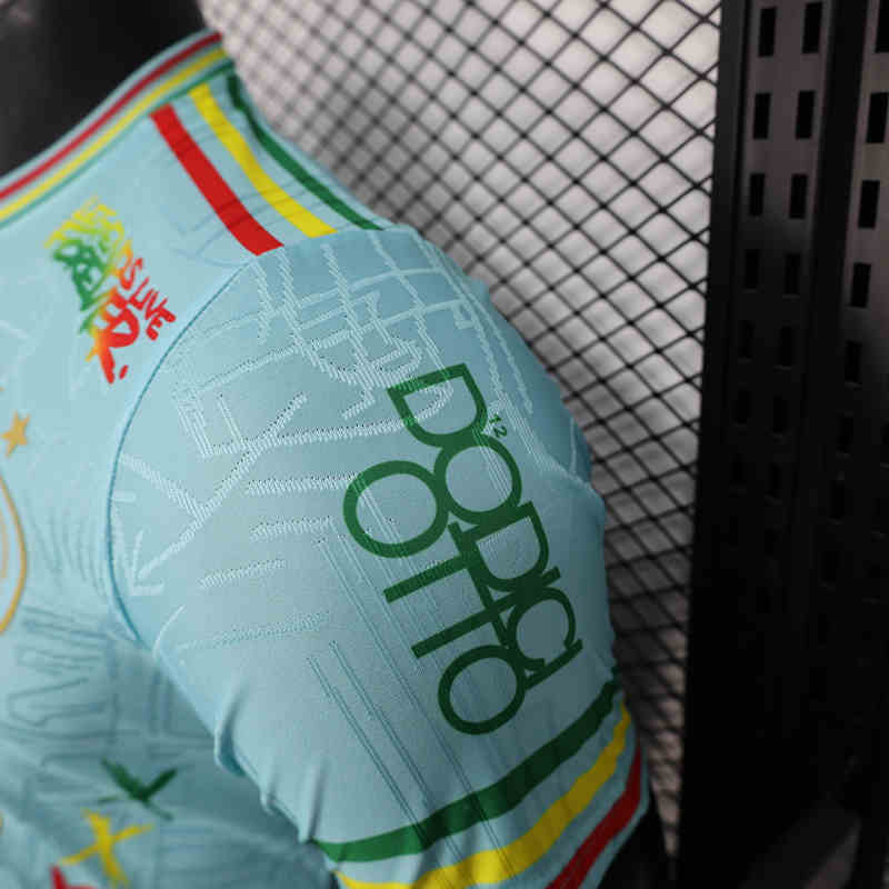 Player Version 2025-2026 Special Version Ajax Light Blue Thailand Soccer Jersey AAA-888