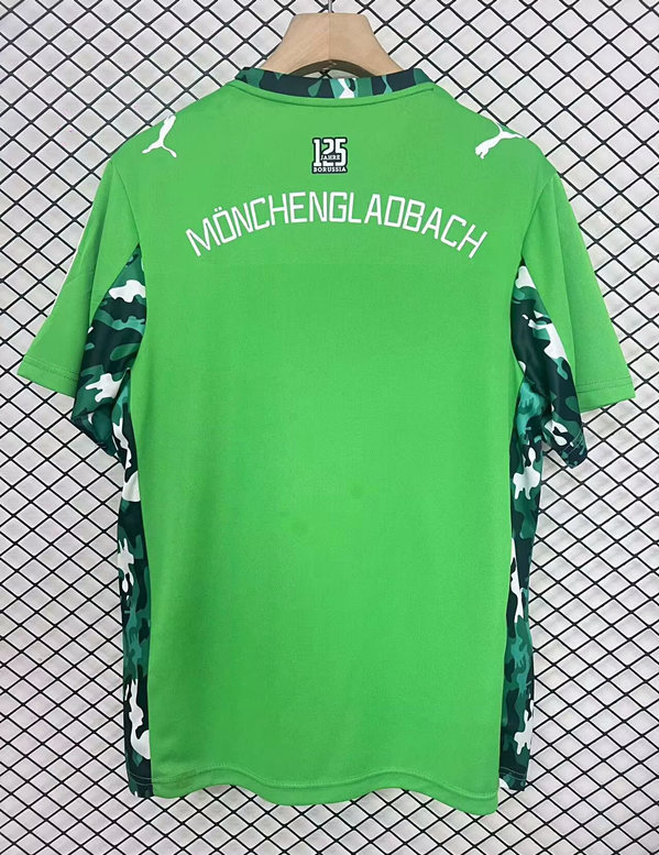 (S-4XL) 2025-2026 Borussia Mönchengladbach Away Green Thailand Soccer Jersey AAA-2044