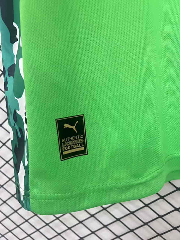 (S-4XL) 2025-2026 Borussia Mönchengladbach Away Green Thailand Soccer Jersey AAA-2044