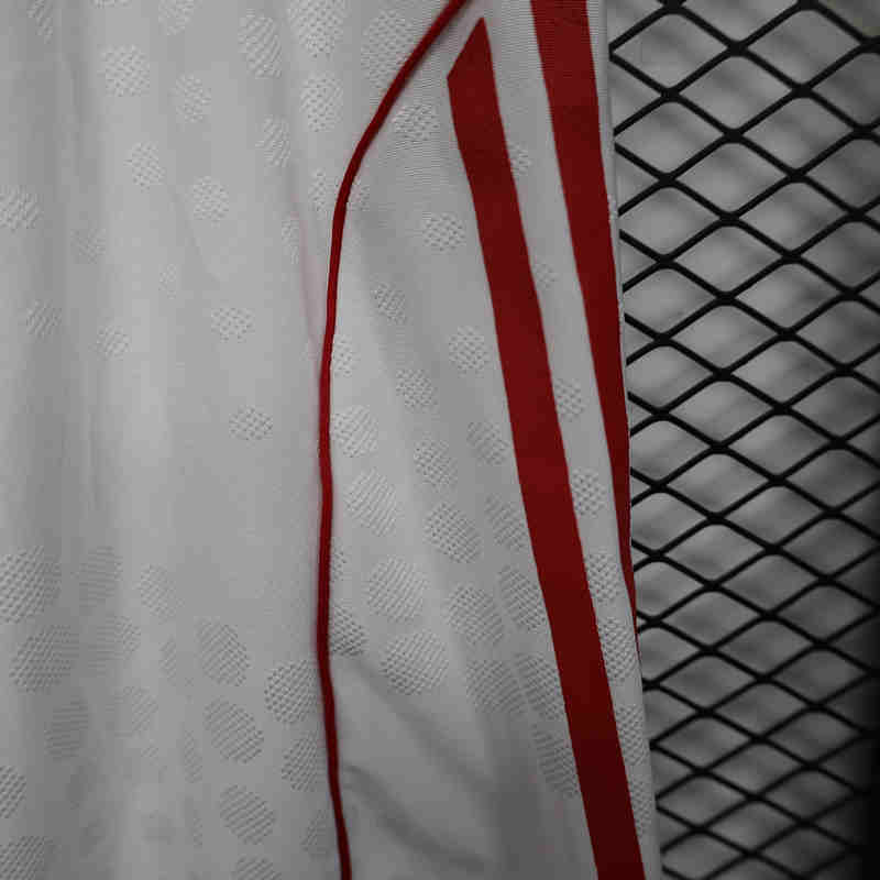 Player Version 2025-2026 Ajax White Thailand Soccer Shorts-888