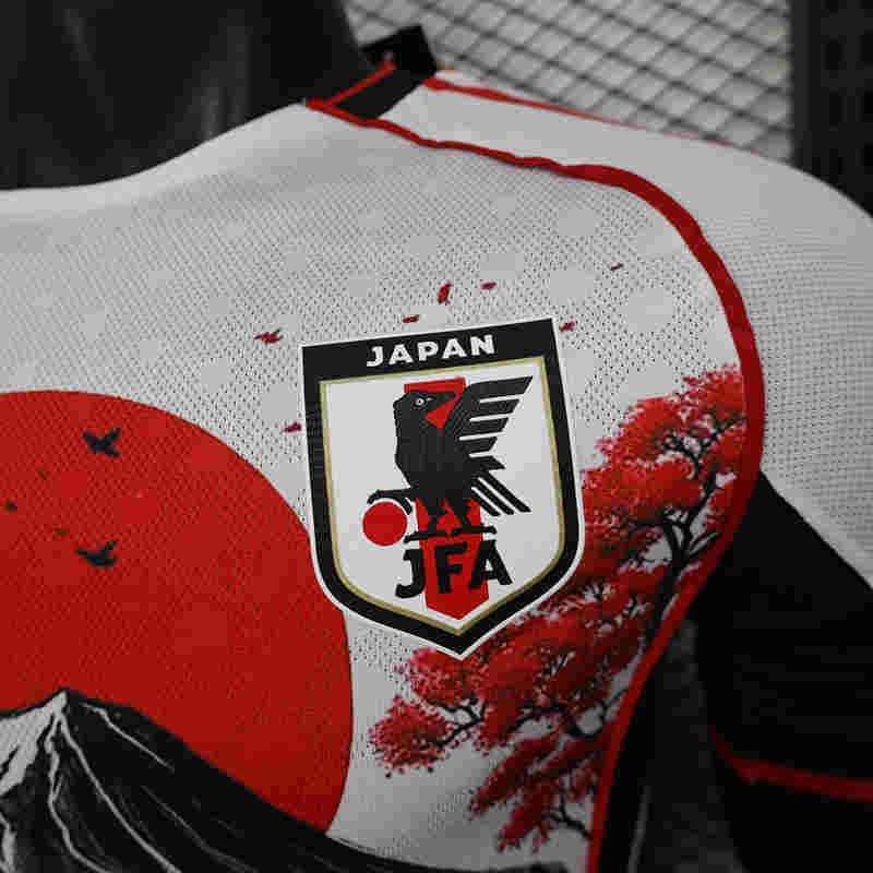 Player Version 2025-2026 Special Version Japan White&Black&Red Thailand Soccer Jersey AAA-888
