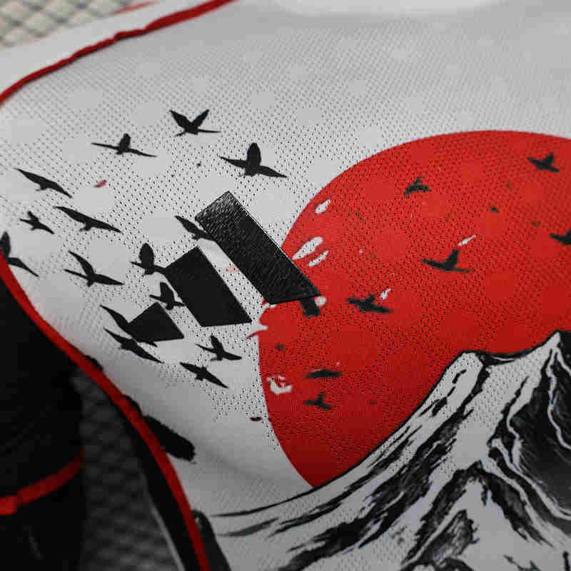Player Version 2025-2026 Special Version Japan White&Black&Red Thailand Soccer Jersey AAA-888