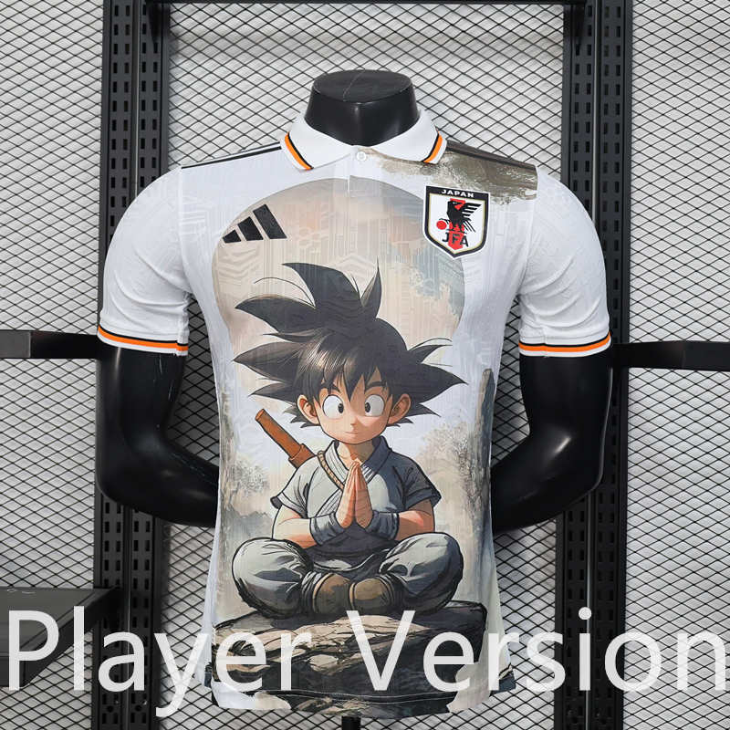 Player Version 2025-2026 Special Version Japan White&Black Thailand Soccer Jersey AAA-888