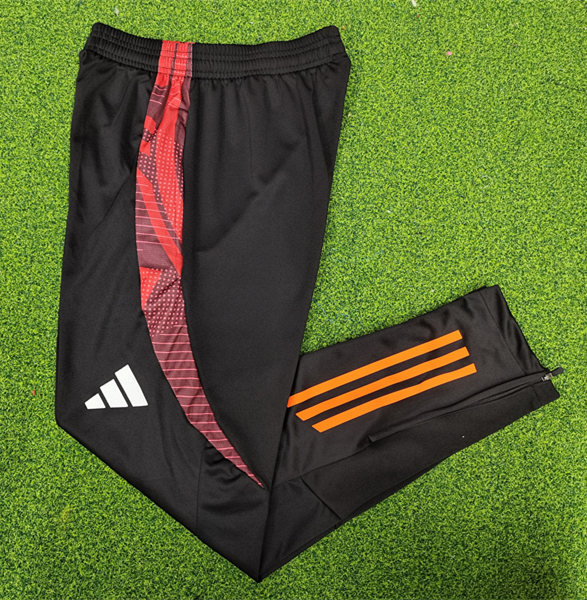 Player Version 2024-2025 Olympique Lyonnais Black Thailand Soccer Long Pants-9926