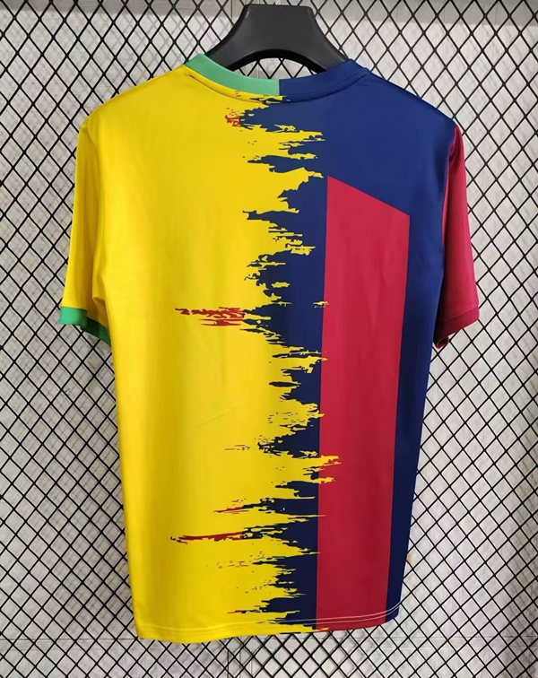 (S-4XL) 2025-2026 Joint Version Barcelona Brazil Colorful Thailand Soccer Jersey AAA-GB