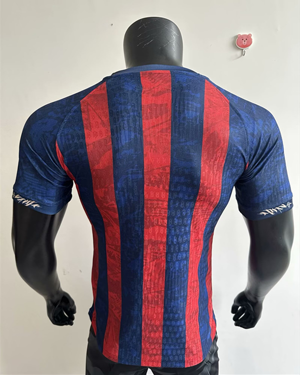 Player Version 2025-2026 Special Edition Barcelona Home Red&Blue Thailand Soccer Jersey AAA-3511