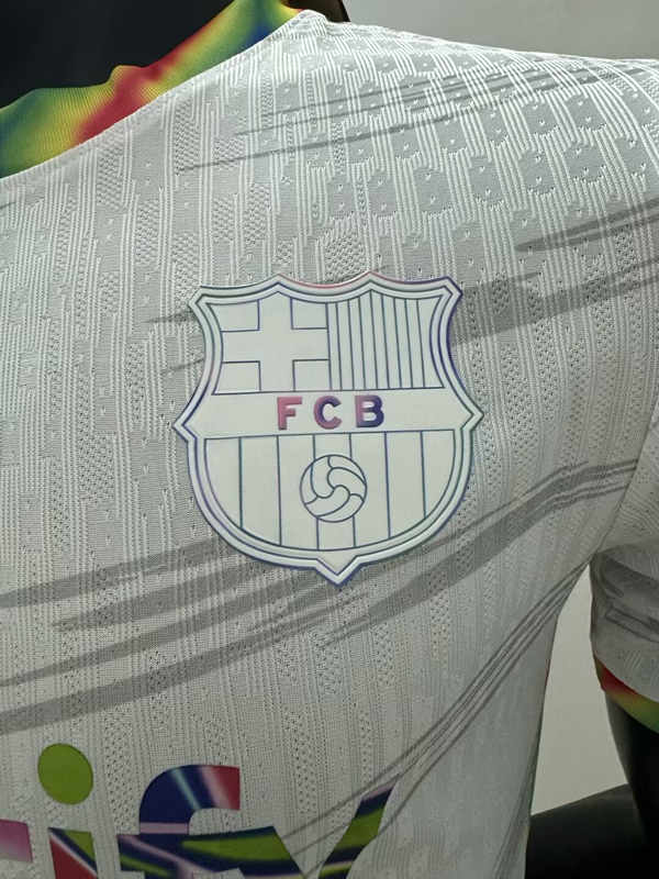 Player Version 2025-2026 Special Version Barcelona White Thailand Soccer Jersey AAA-5931