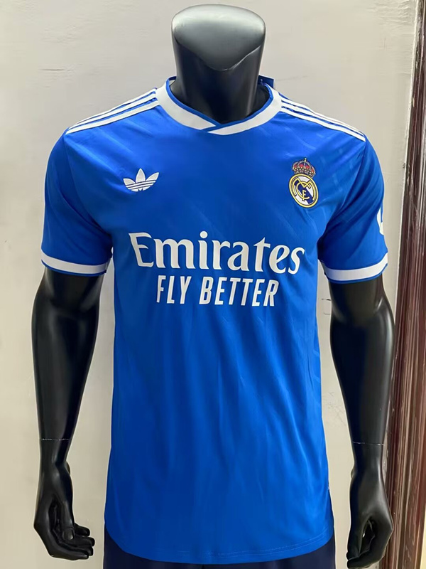 (S-4XL) 2025-2026 Correct Version Real Madrid Away Blue Soccer Jersey-0594
